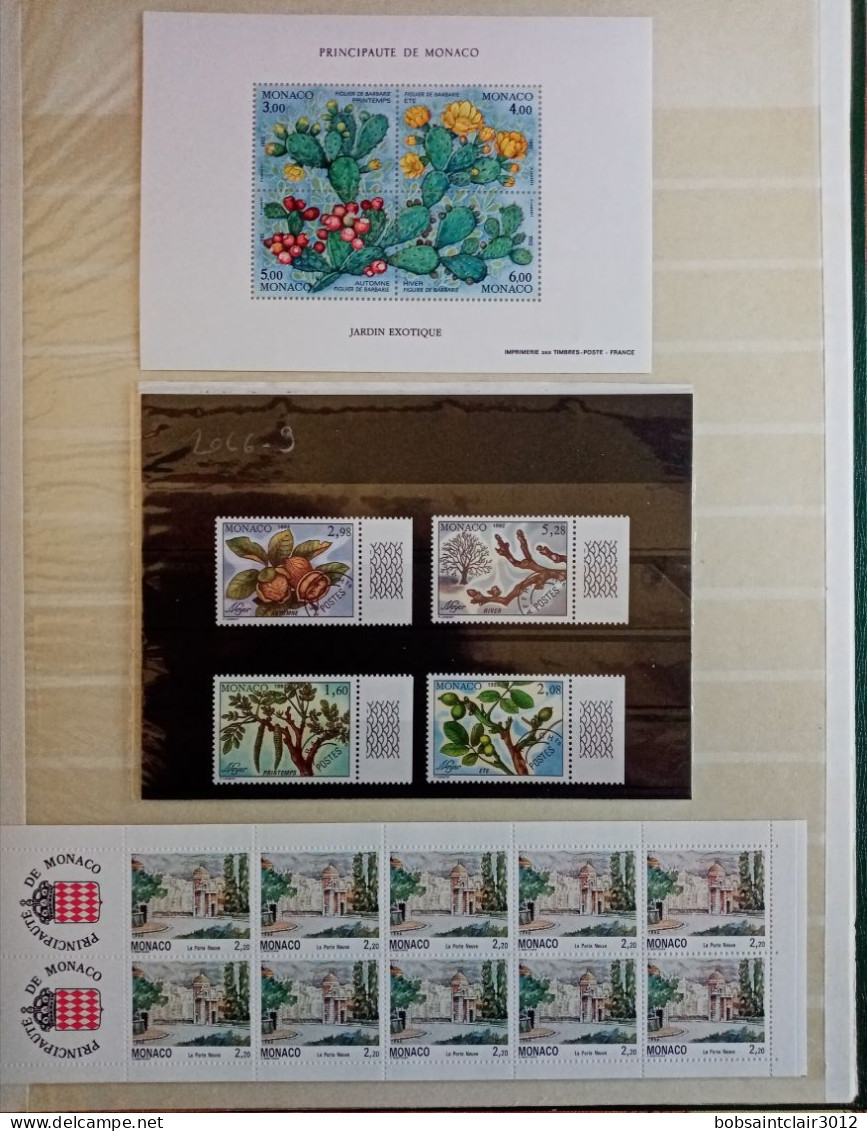 Timbres De Monaco Année Complète 1992 Neufs 1er Choix - Unused Stamps