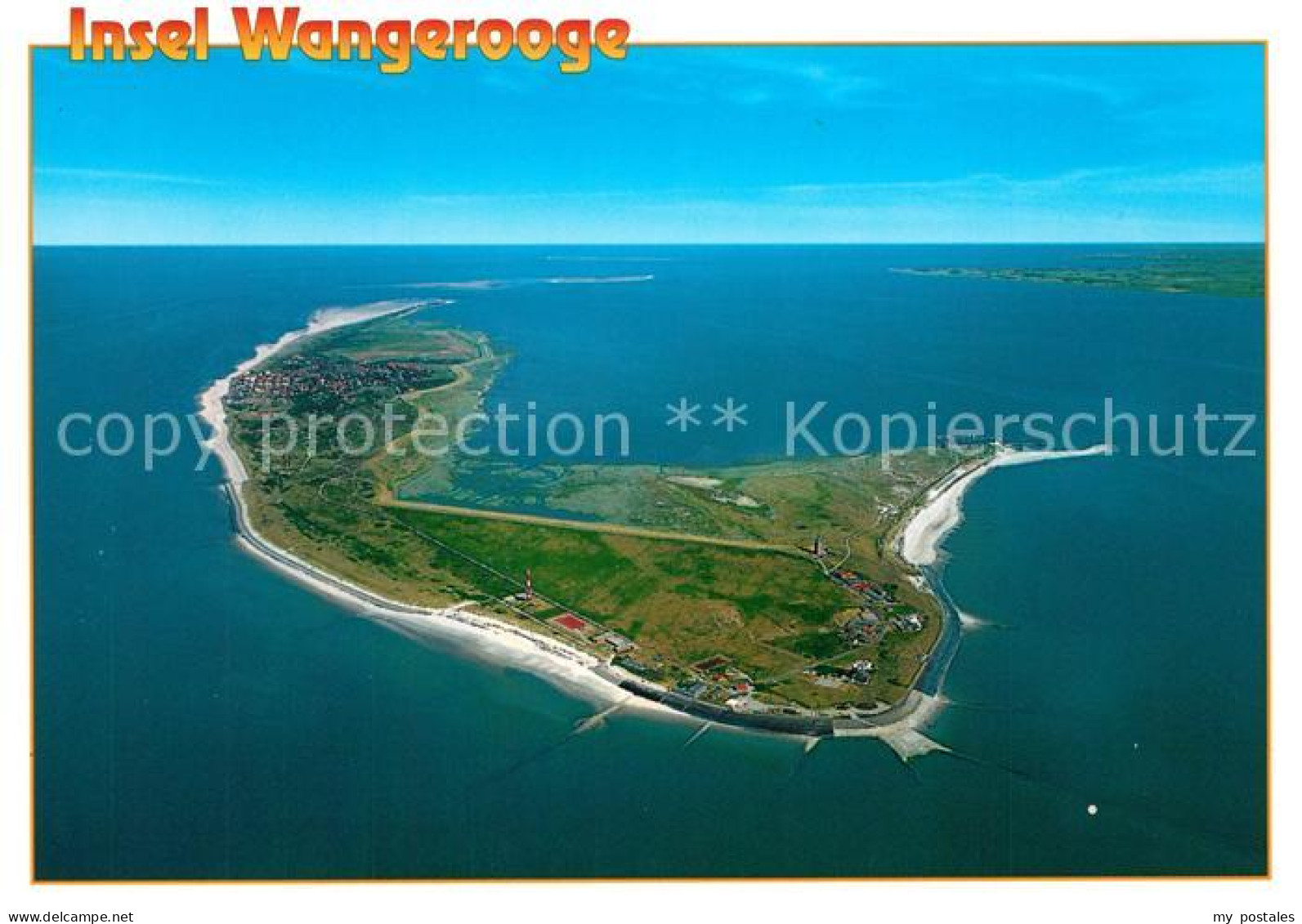 73266024 Wangerooge Nordseebad Nordseeinsel Fliegeraufnahme Wangerooge Nordseeba - Wangerooge