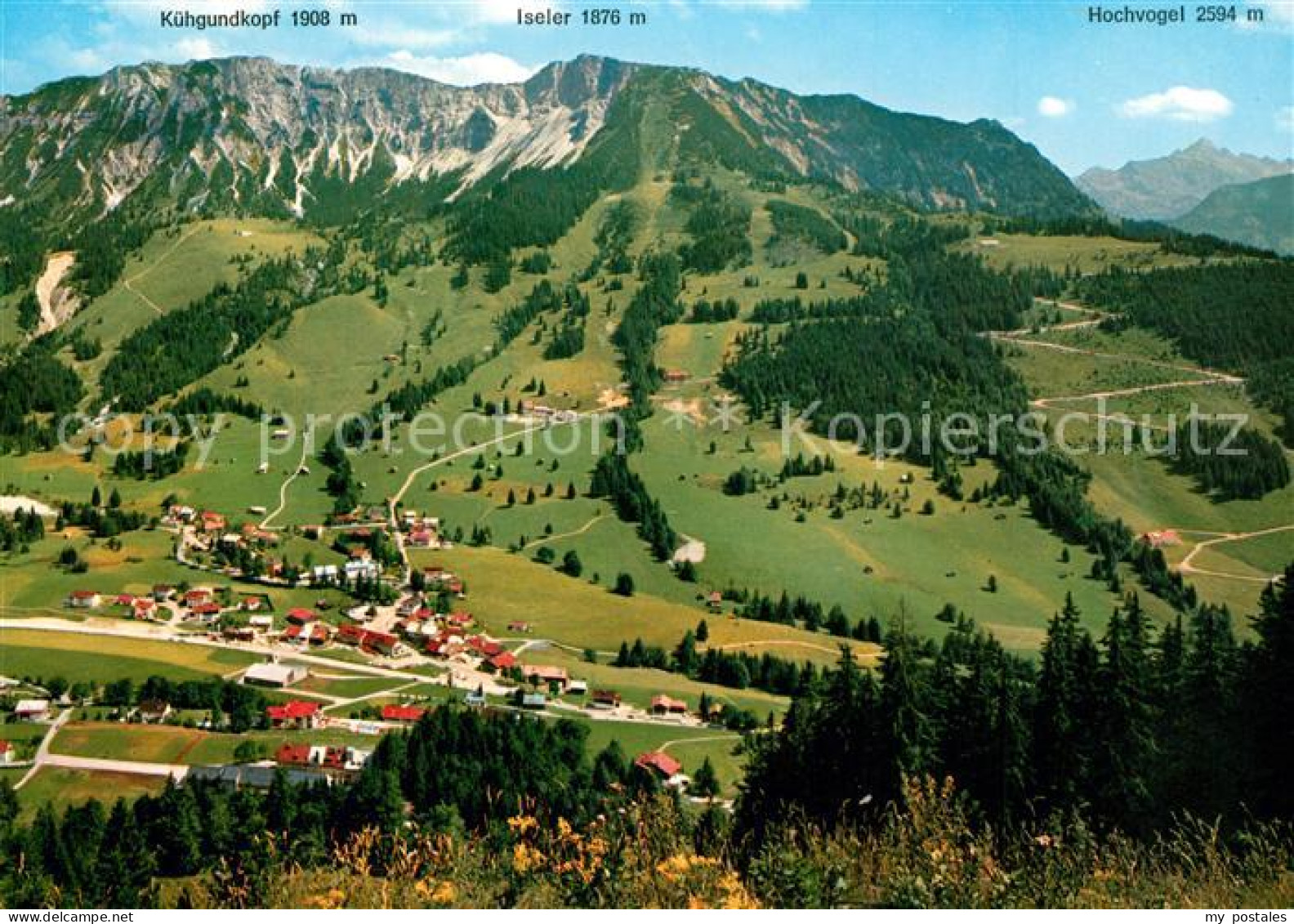 73266015 Oberjoch Landschaftspanorama Bergdorf Allgaeuer Alpen Oberjoch - Hindelang