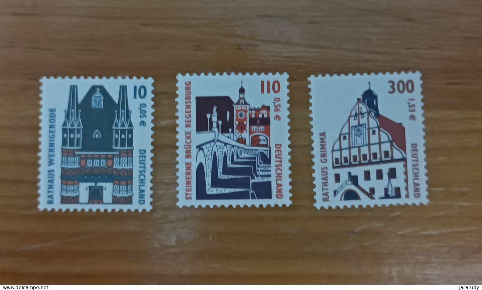 ALEMANIA TURISMO 2000 Yv 1972/4 MNH - Unused Stamps