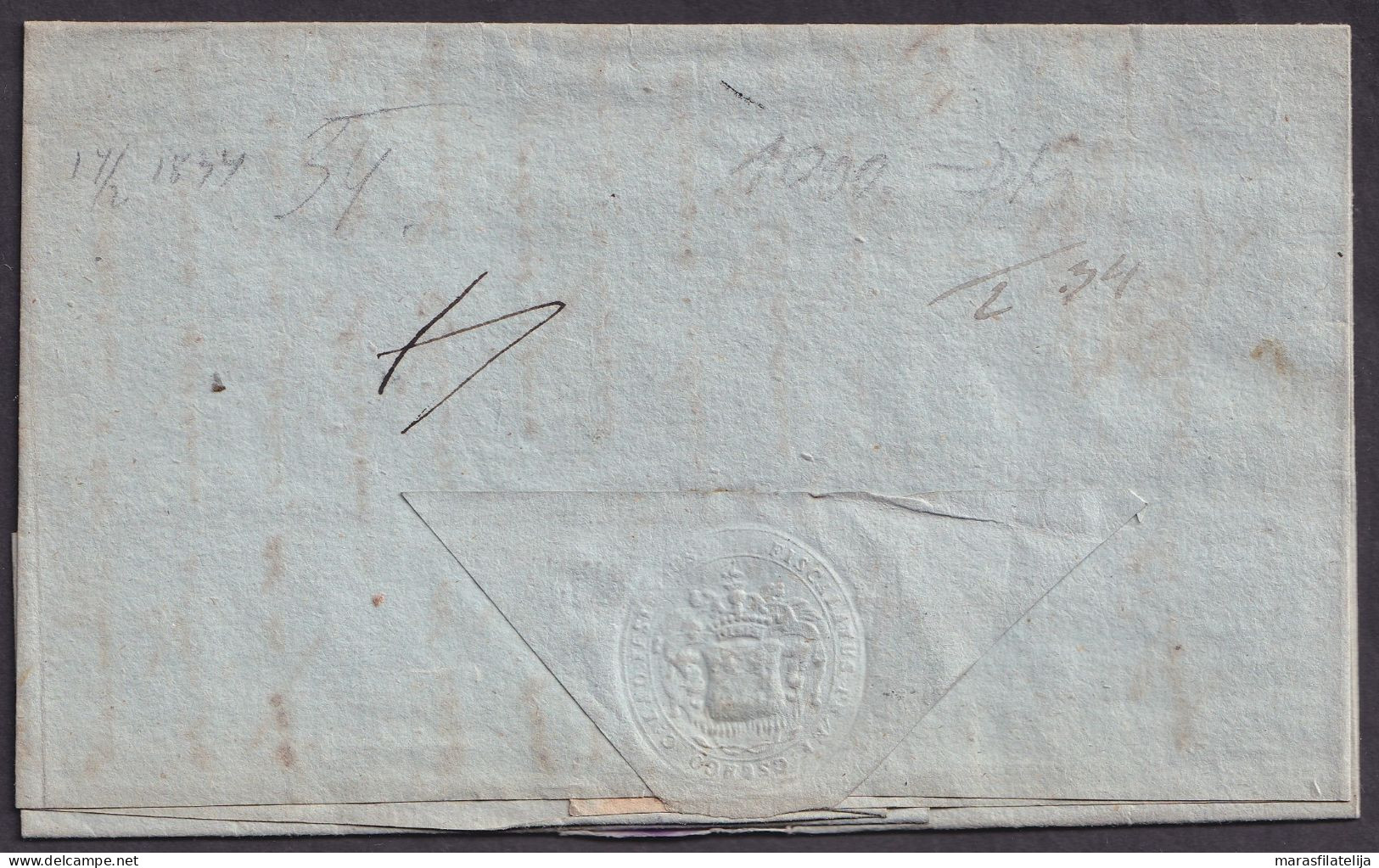 Czech 1834, Bohemia, Březnice, Bresnitz, Berzenncze, Entire Letter, Paid To Des - Andere & Zonder Classificatie