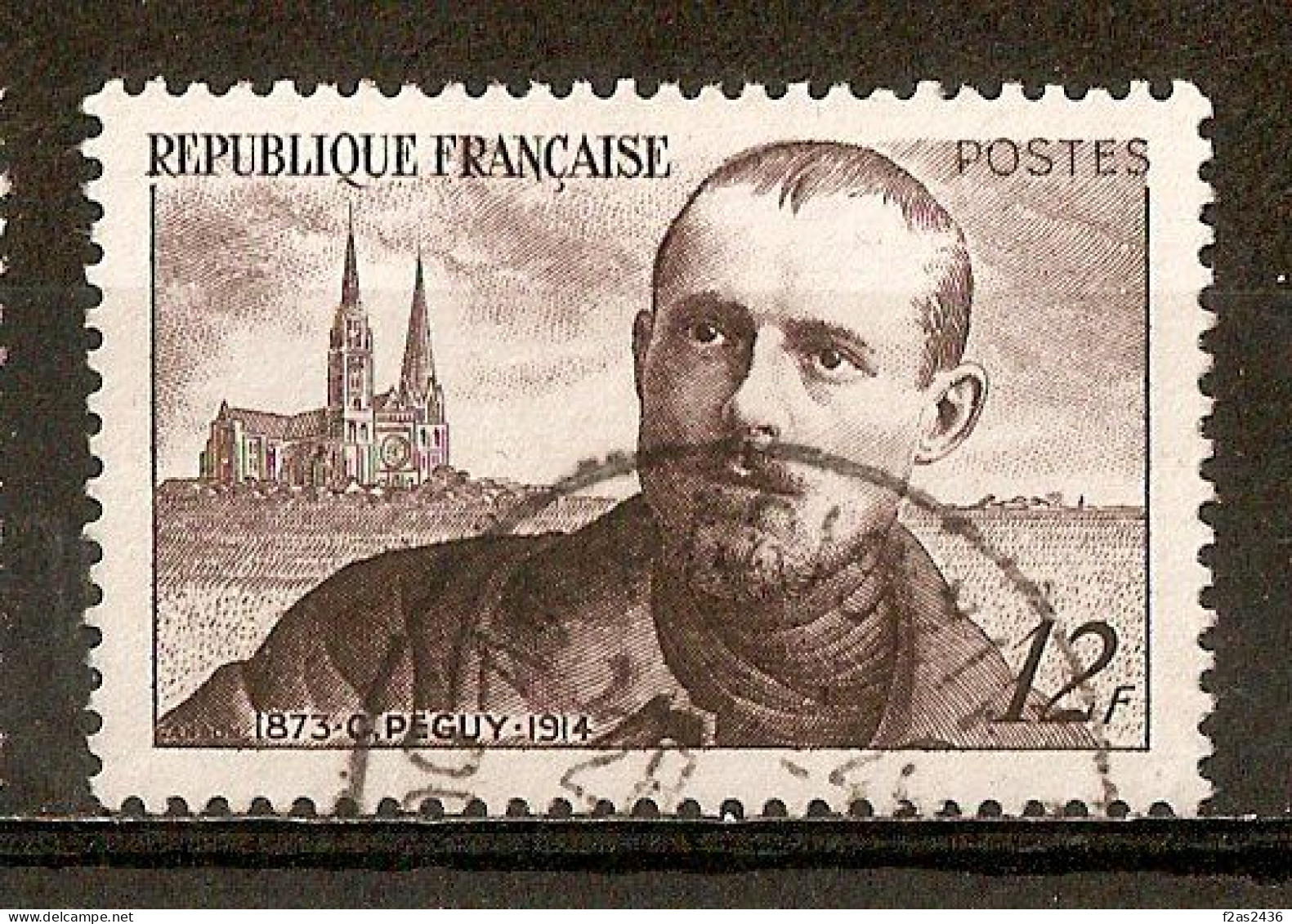 1950 - Charles Péguy (1873-1914) Cathédrale De Chartres- N°865 - Used Stamps