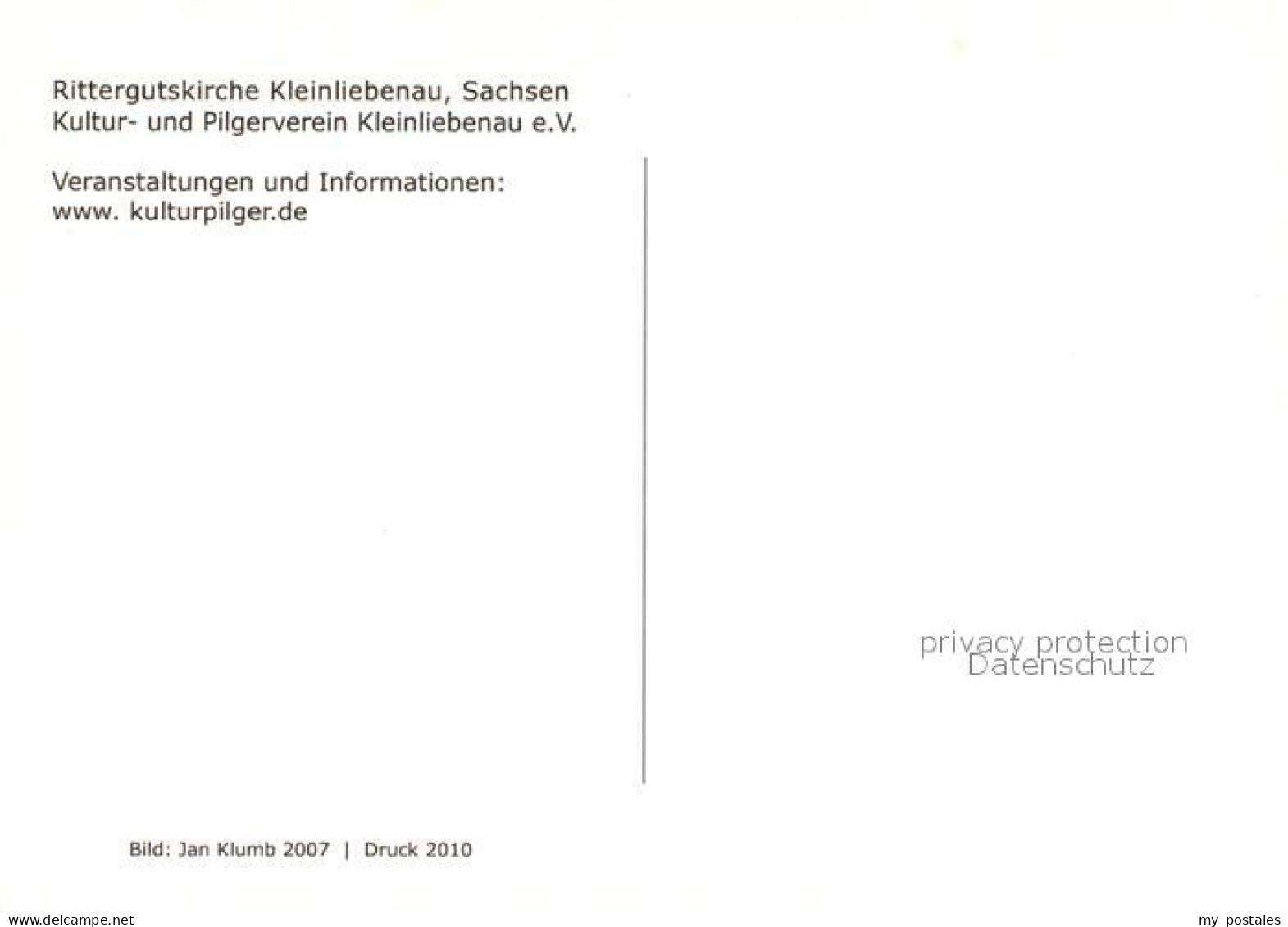 73265986 Kleinliebenau Rittergutskirche Kuenstlerkarte  - Schkeuditz