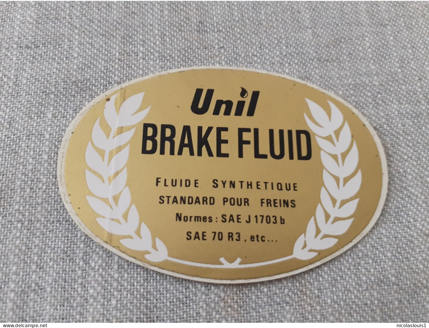 Autocollant Fluide  Moteur Unil ,automobile - Stickers