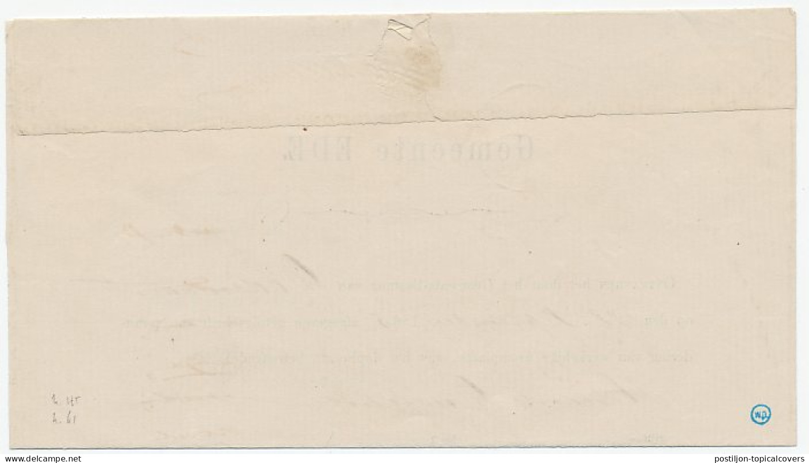 Naamstempel Ede 1865 - Covers & Documents