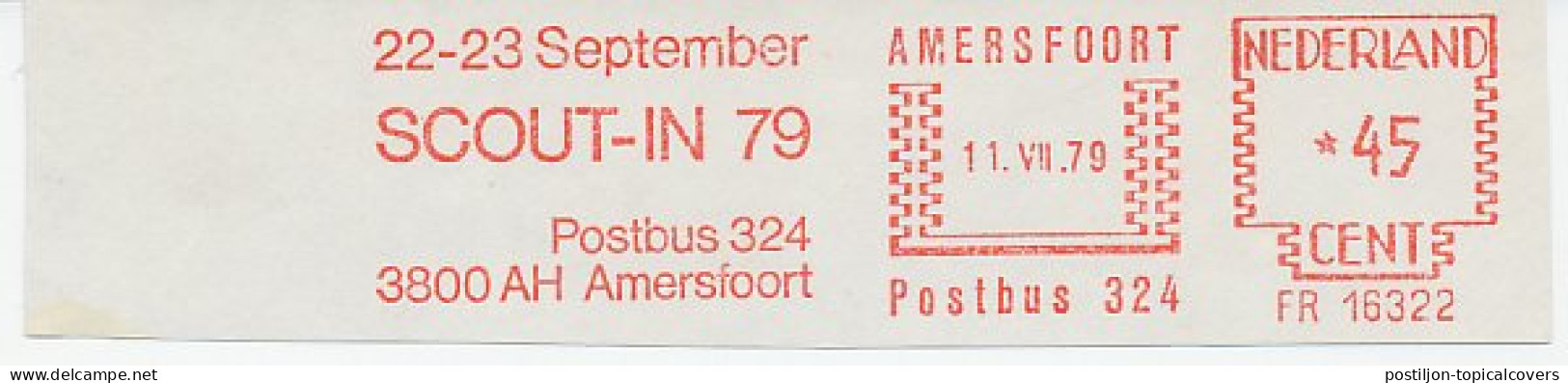 Meter Cut Netherlands 1979 Scout-In 79 Amersfoort - Altri & Non Classificati