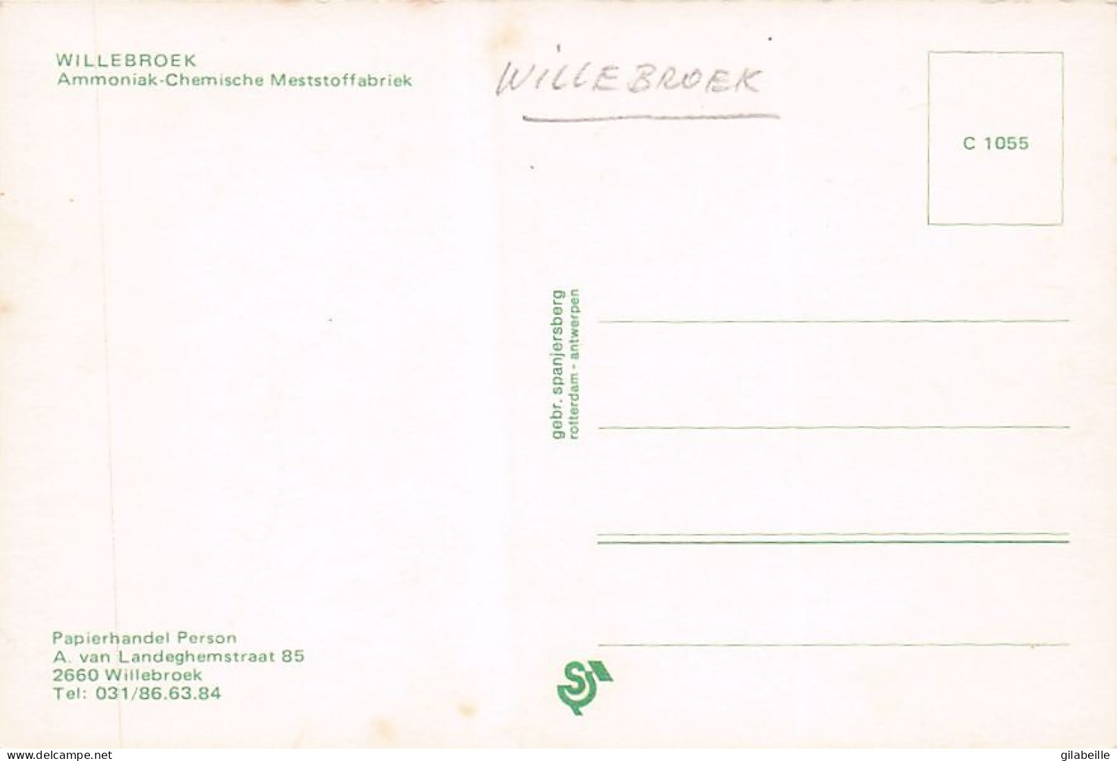 WILLEBROEK - WILLEBROECK - Ammoniak Chemische Meststoffabriek - Willebroek