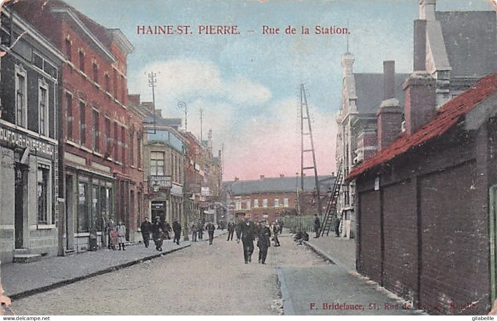 La Louviere - HAINE SAINT PIERRE - Rue De La Station - La Louviere