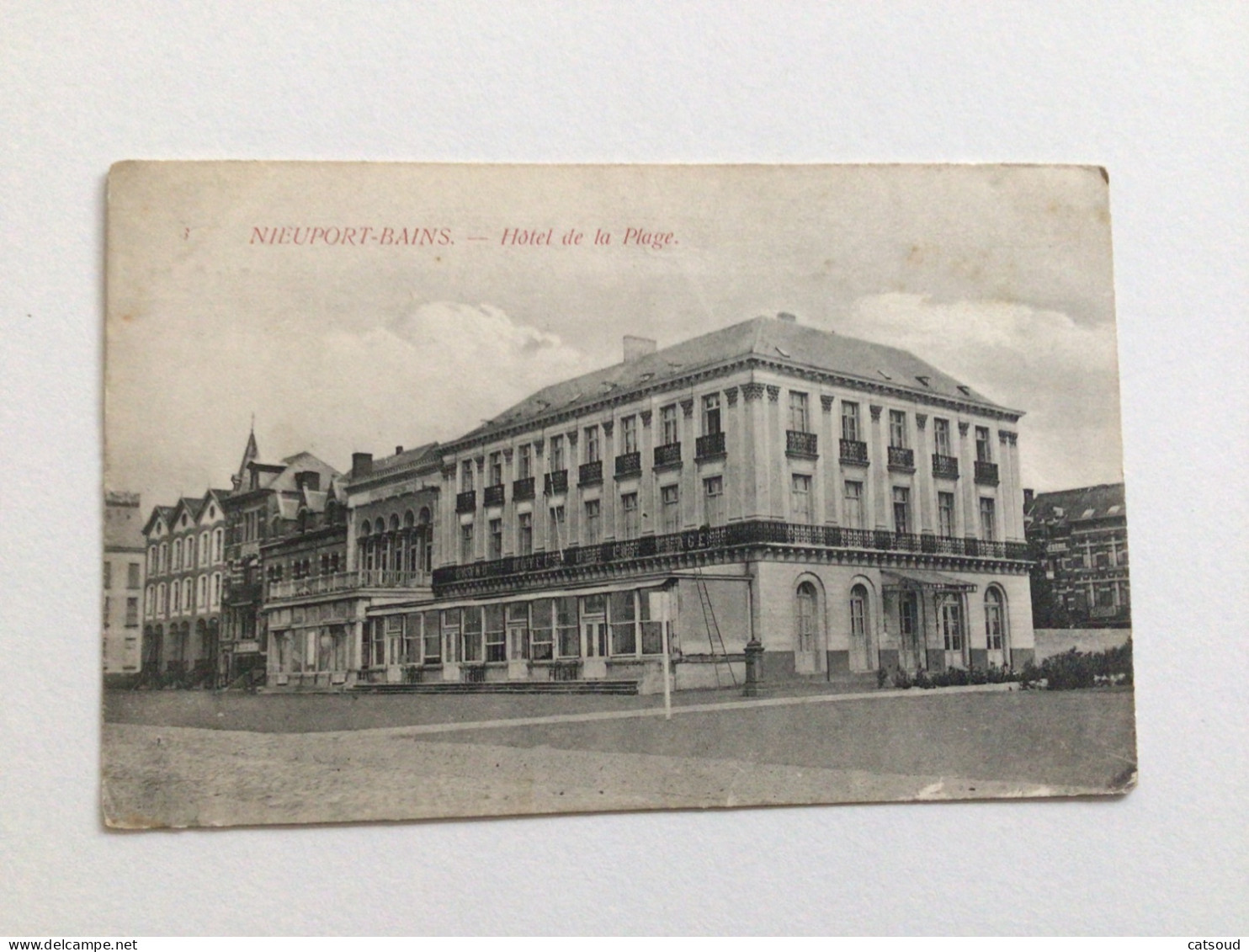 Carte Postale Ancienne (1915)Nieuport-Bains Hôtel De La Plage - Nieuwpoort