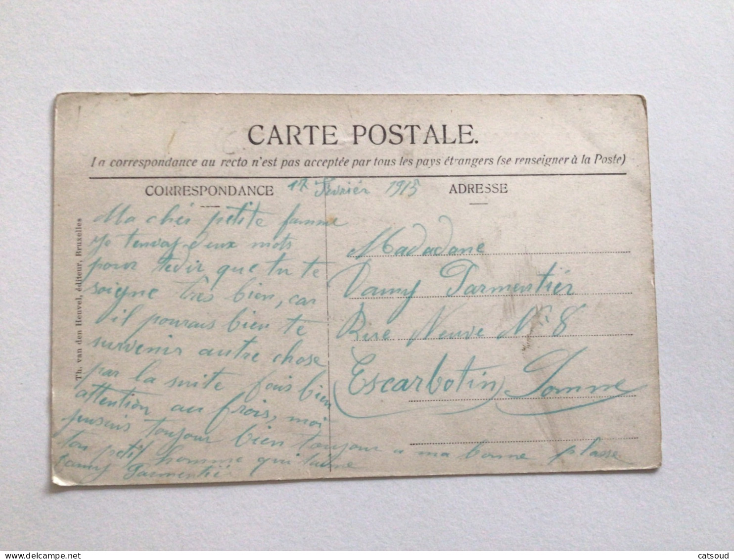 Carte Postale Ancienne (1915)Nieuport-Bains Hôtel De La Plage - Nieuwpoort