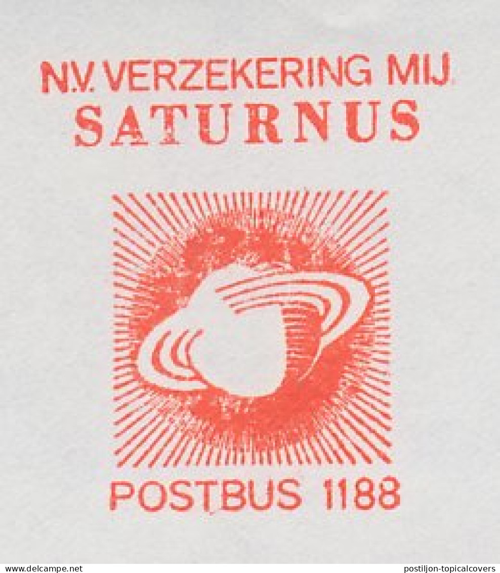 Meter Cut Netherlands 1972 Saturnus - Planet - Sterrenkunde