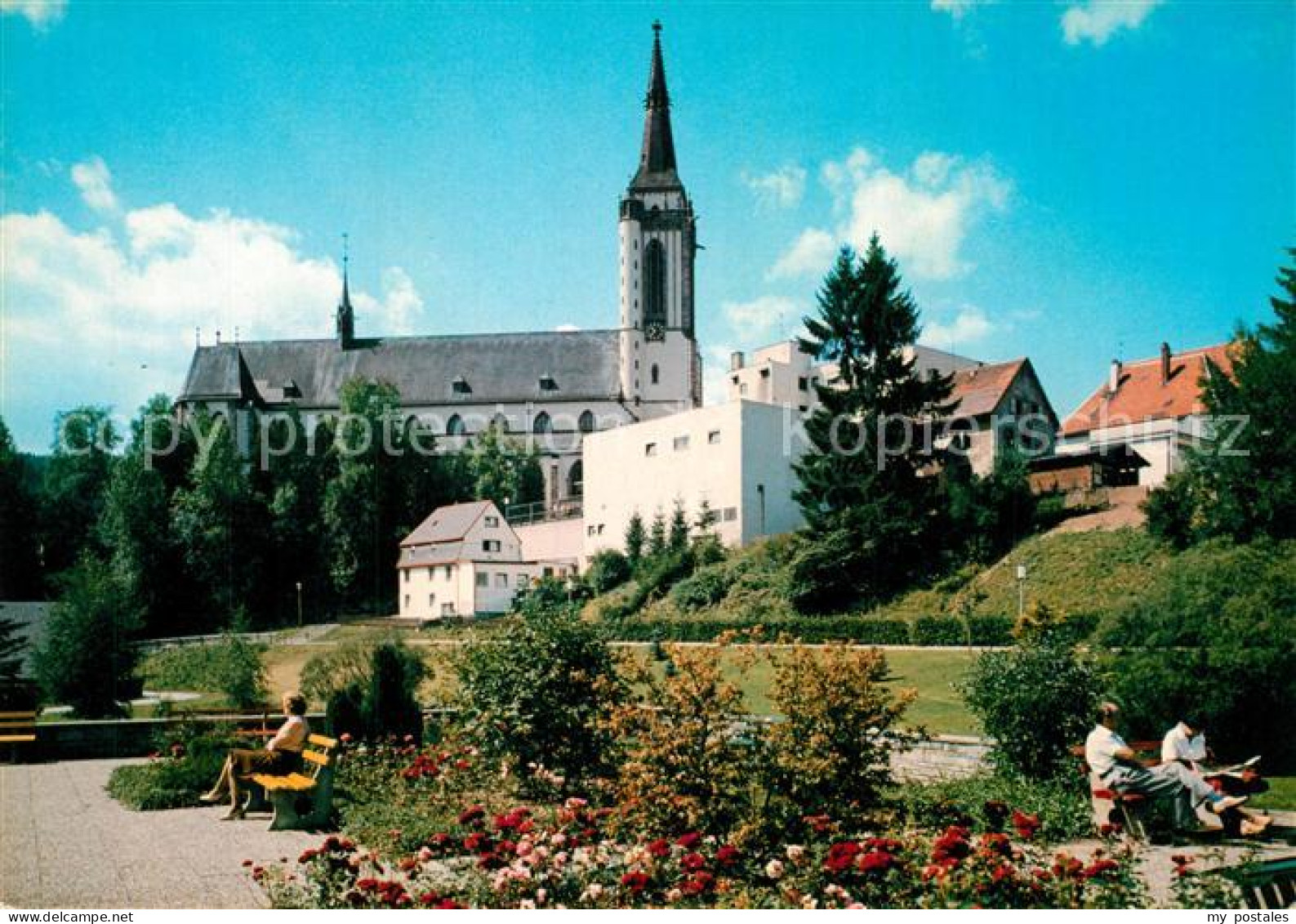 73265911 Neustadt Schwarzwald Kuranlagen Blick Zur Kirche Neustadt Schwarzwald - Titisee-Neustadt