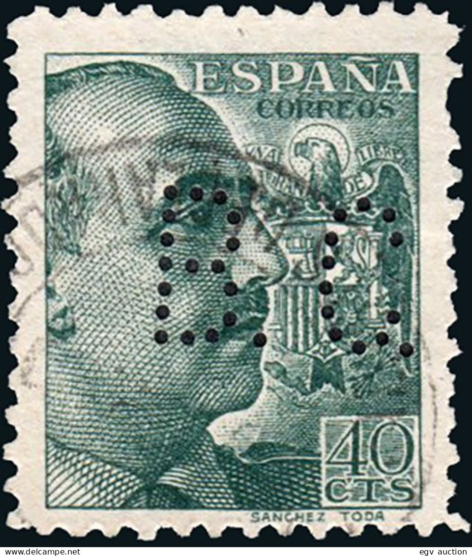 Madrid - Perforado - Edi O 870 - "B.C." (Banco) - Oblitérés