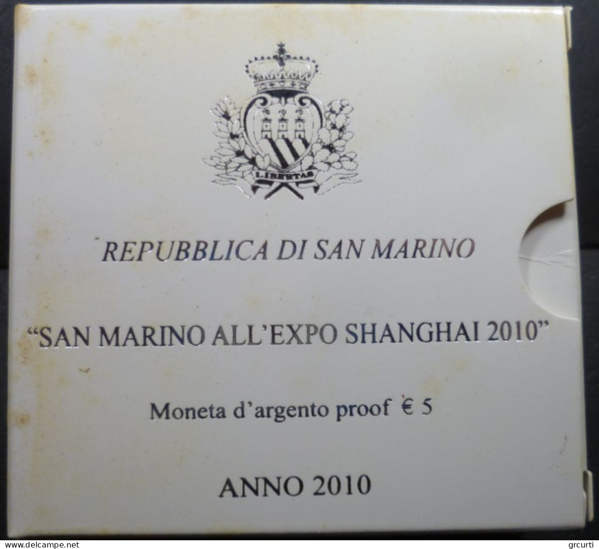 San Marino - 5 Euro 2010 - Expo "Shangai 2010" - KM# 495 - San Marino