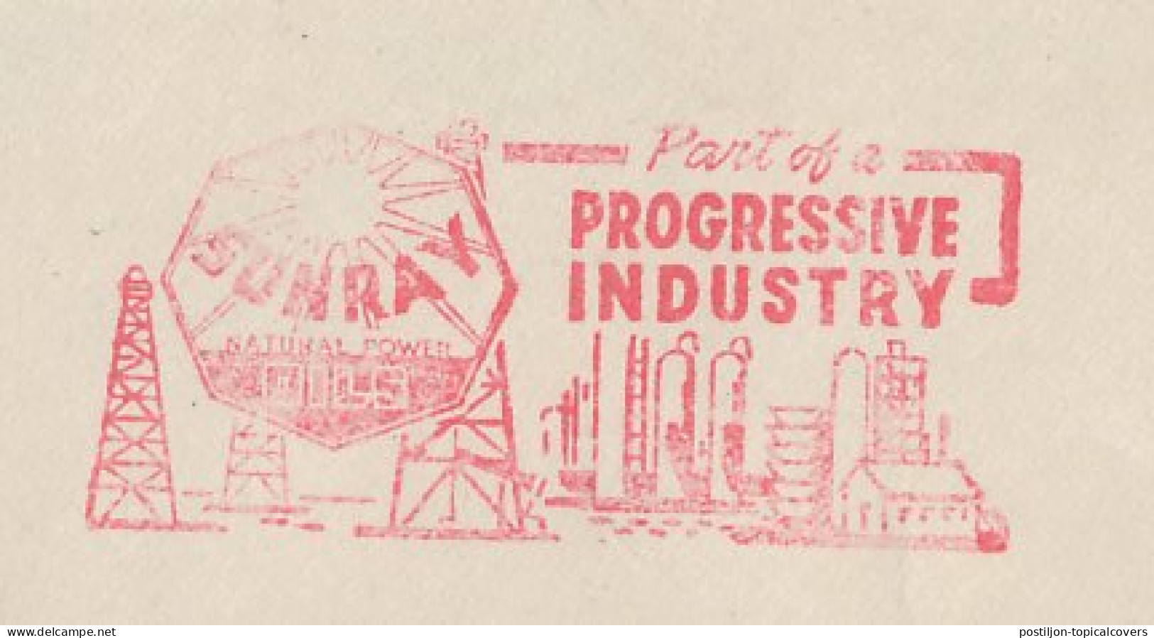 Meter Top Cut USA 1949 Oil - Sunray - Wells - Progressive Industry - Andere & Zonder Classificatie