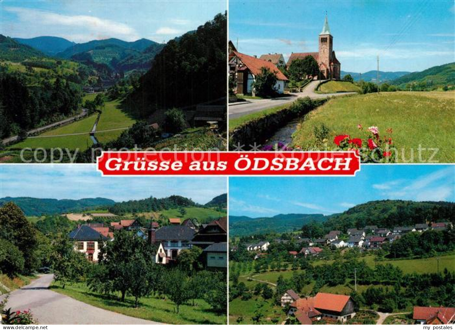 73265890 Oedsbach Landschaftspanorama Schwarzwald Kirche Oedsbach - Oberkirch