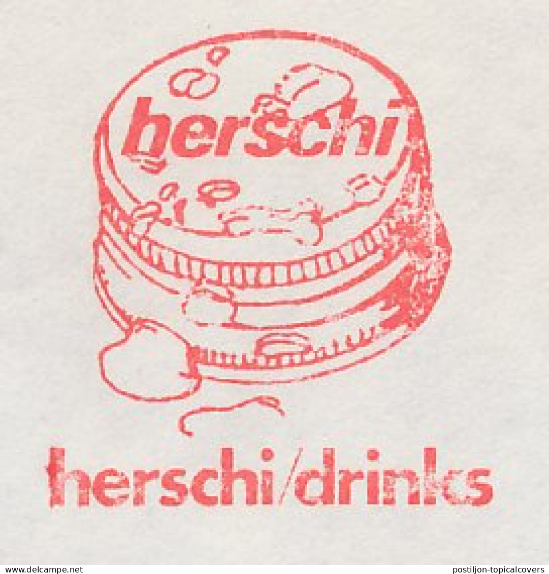 Meter Cover Netherlands 1982 Herschi Drinks - Hoensbroek - Andere & Zonder Classificatie