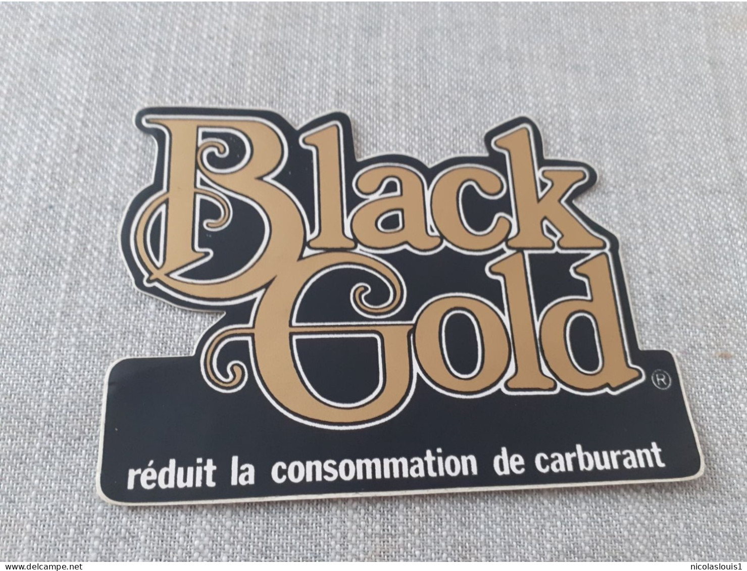 Autocollant Black Gold Réduit La Consommation De Carburant - Aufkleber