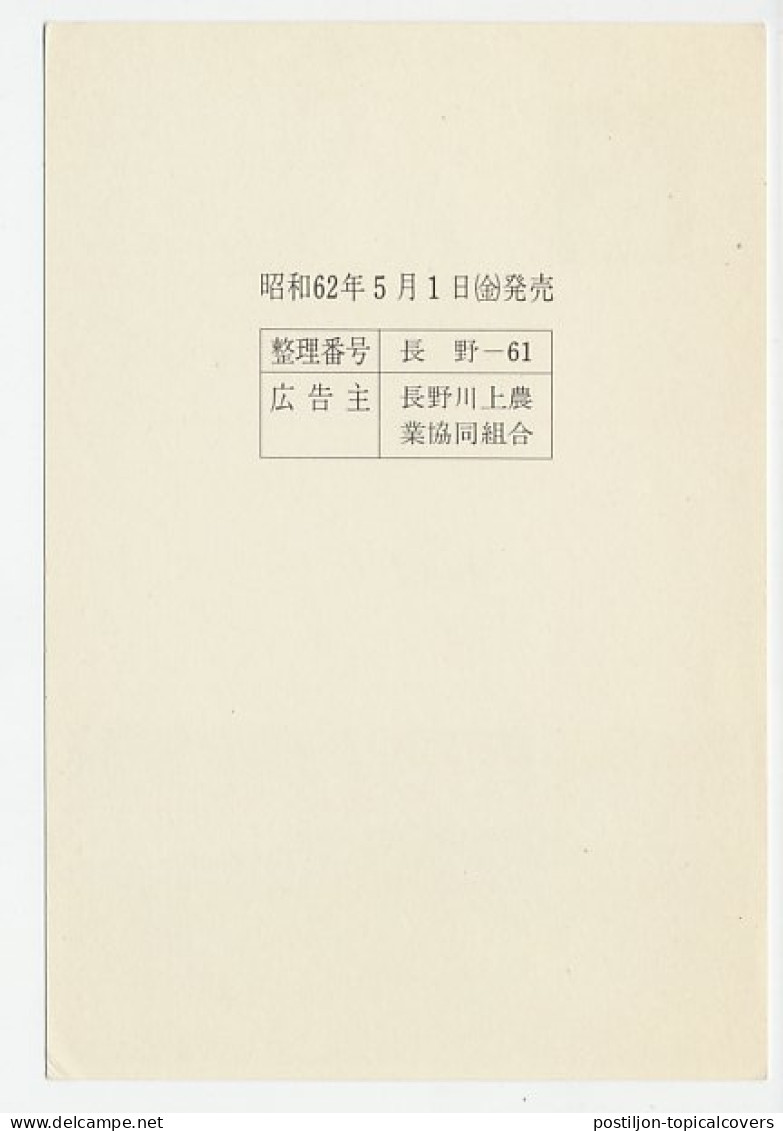 Specimen - Postal Stationery Japan 1981 Agriculture Cooperative - Landwirtschaft