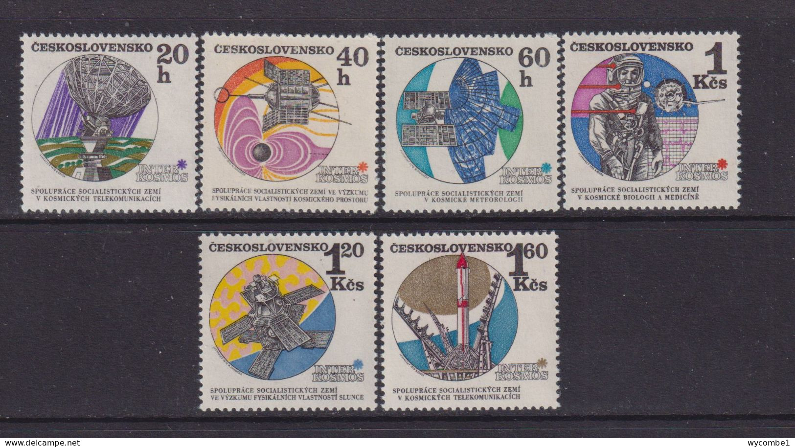 CZECHOSLOVAKIA  - 1970 Space Research Set Never Hinged Mint - Nuevos