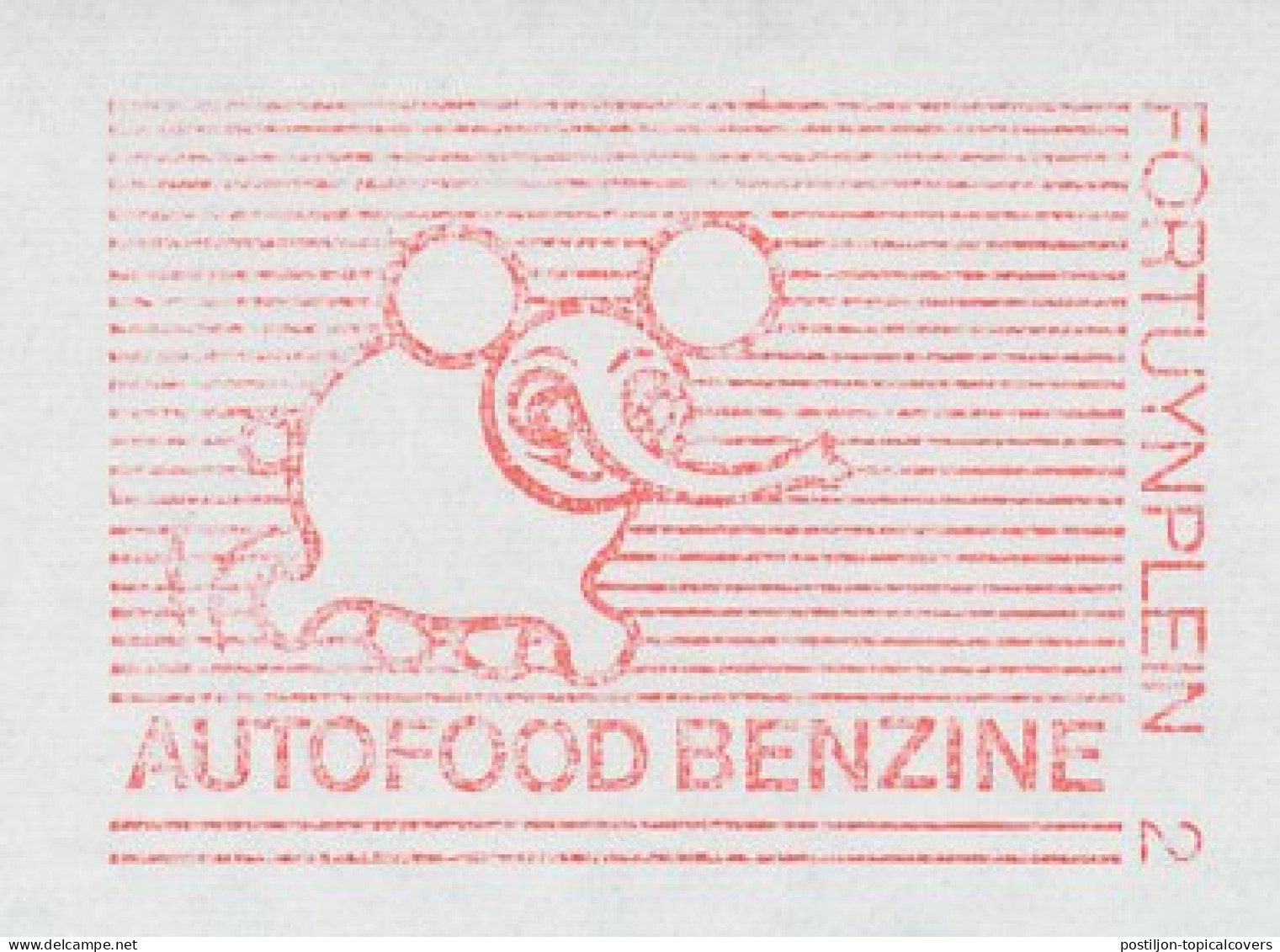 Meter Cut Netherlands 1982 Elephant - Other & Unclassified