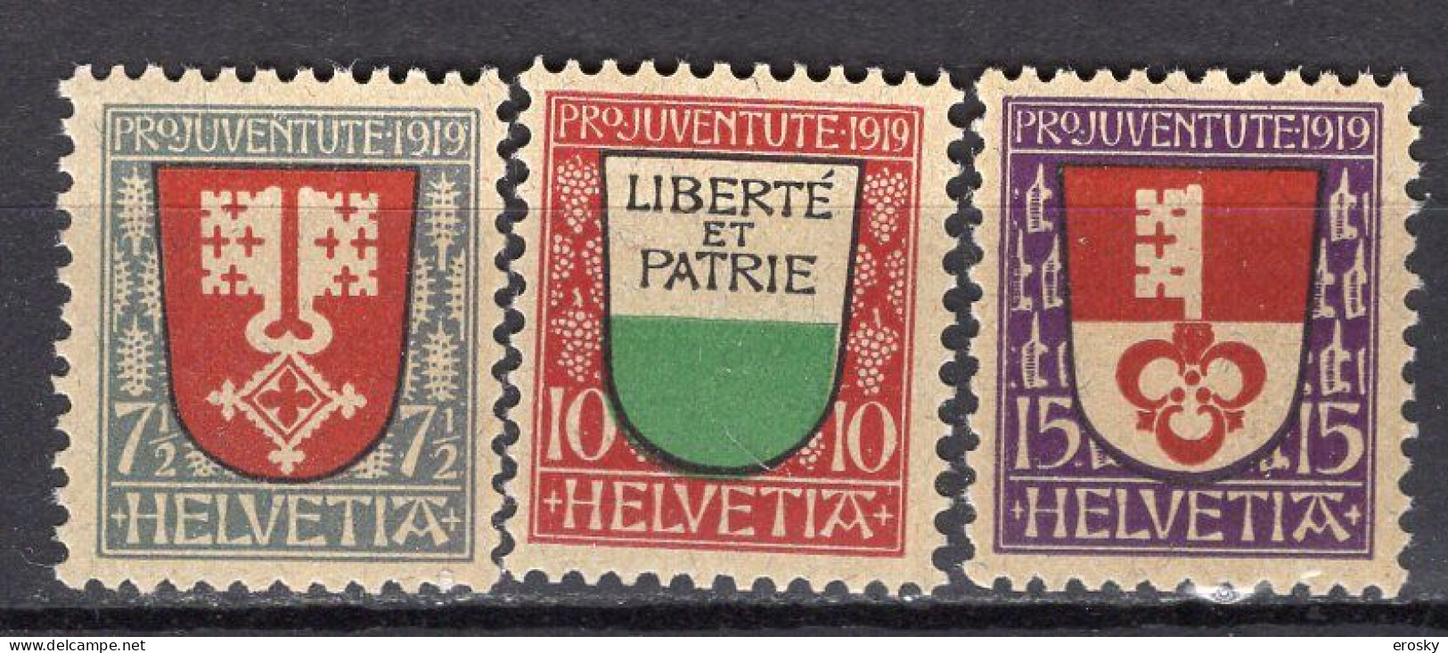 T3593 - SUISSE SWITZERLAND Yv N°173/75 ** Pro Juventute - Unused Stamps