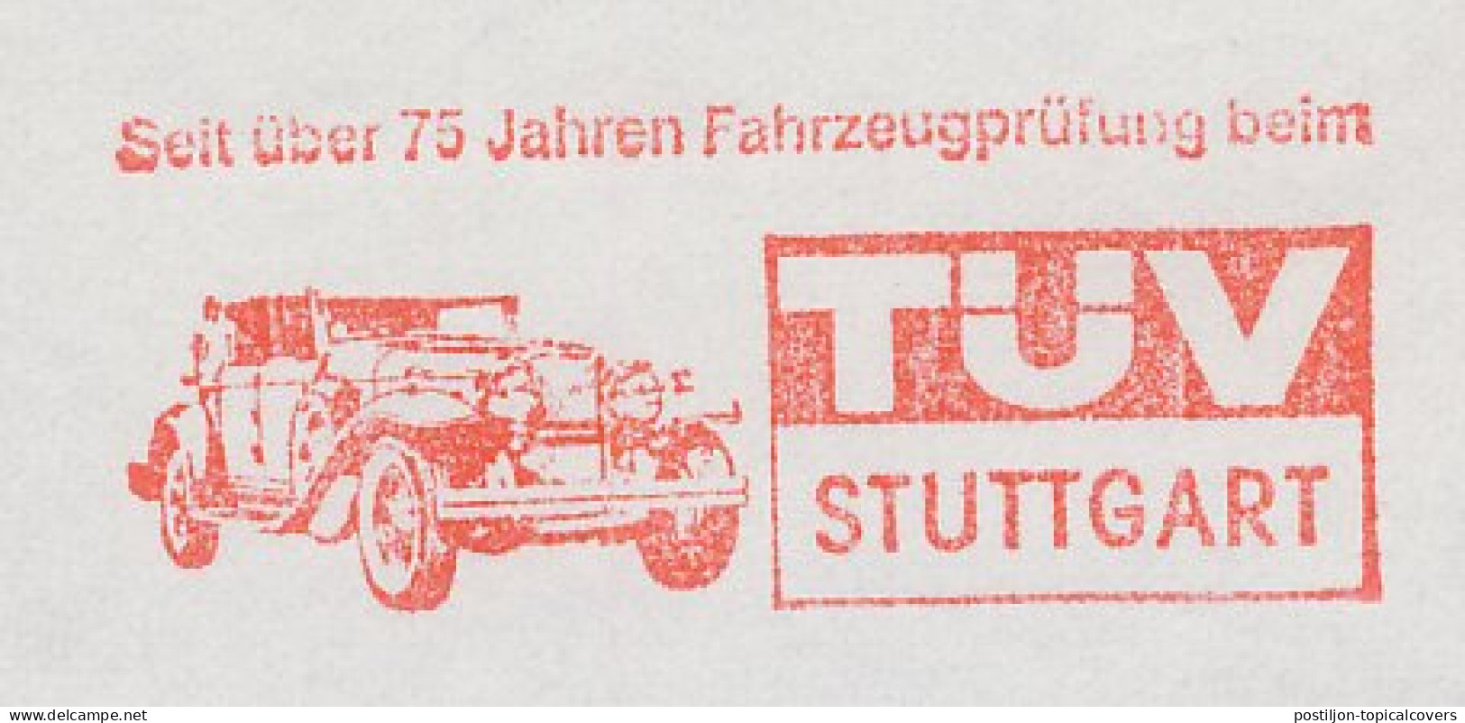 Meter Cut Germany 1987 Car - Old Timer - TUV - Automobili