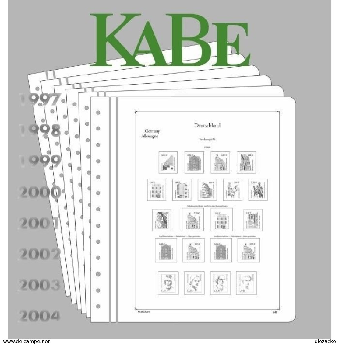 KABE Bund 2019 Vordrucke O.T. Neuwertig (Ka1934 - Pré-Imprimés