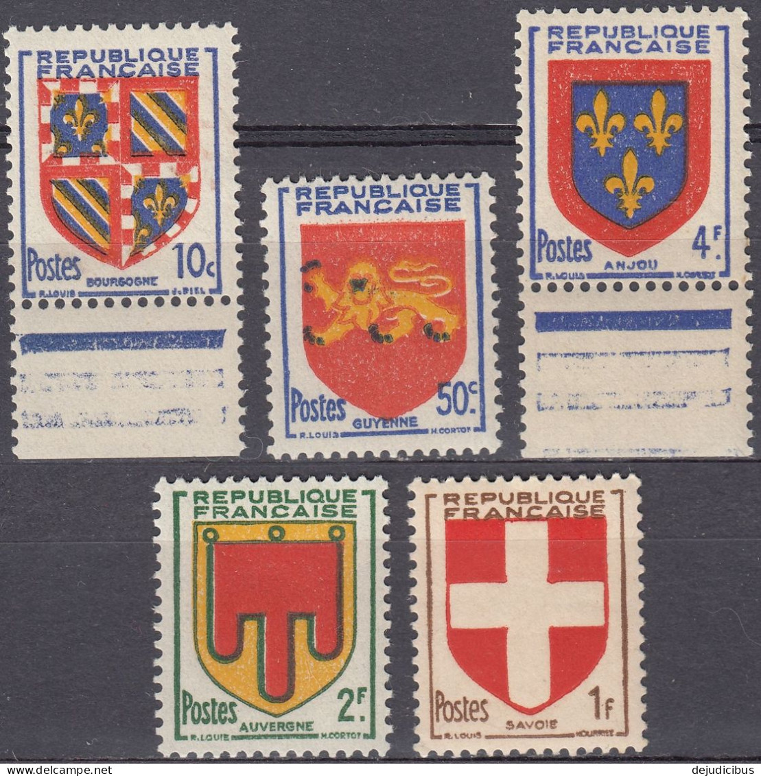 FRANCE - 1949 - Serie Completa Composta Da 5 Valori Nuovi MH/MNH: Yvert  834/838. - Ongebruikt