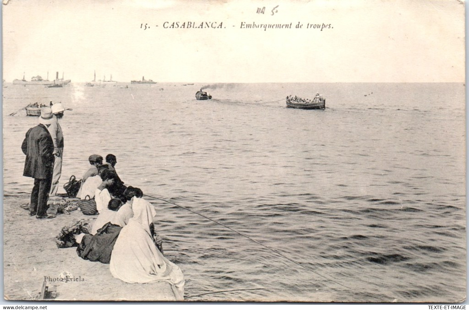 MAROC - CASABLANCA - Embarquement De Troupes - Casablanca