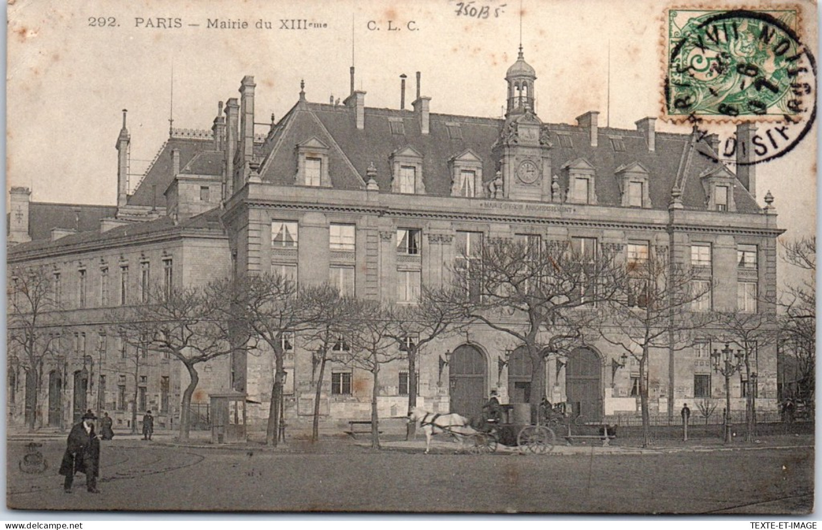 75013 PARIS - Vue D'ensemble De La Mairie D'arrondissement  - Arrondissement: 13