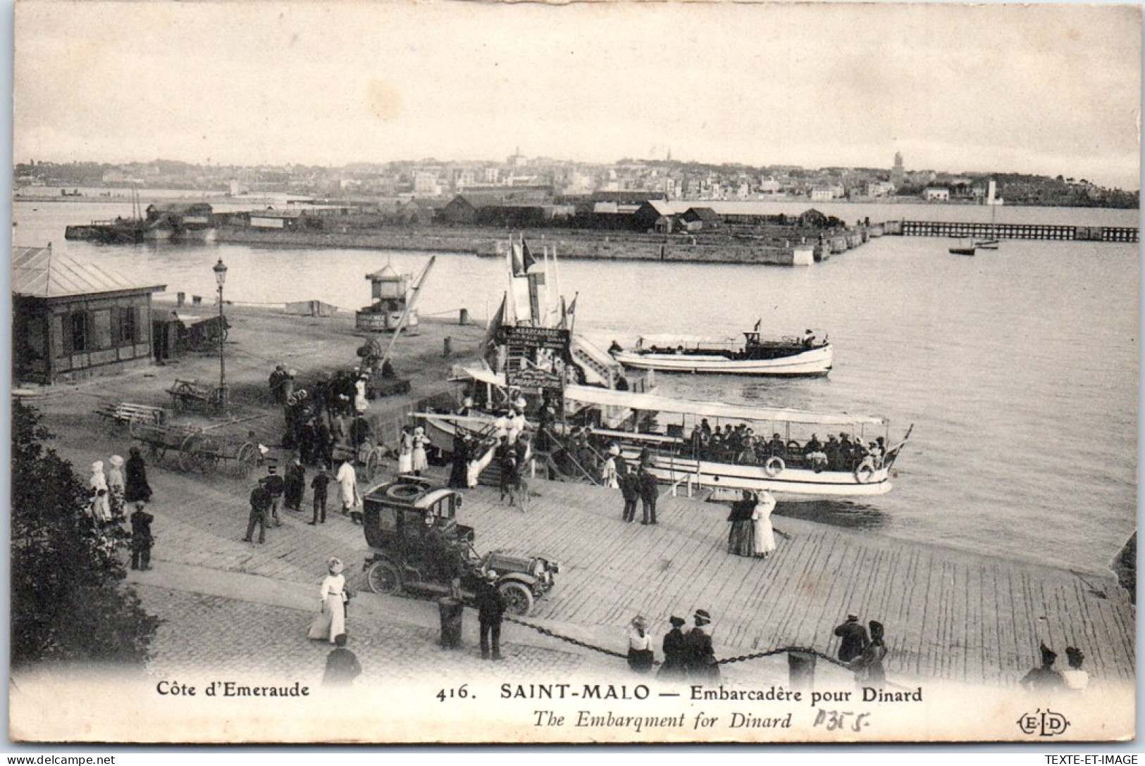 35 SAINT MALO - Vue De L'embarcadere Pour Dinard  - Saint Malo