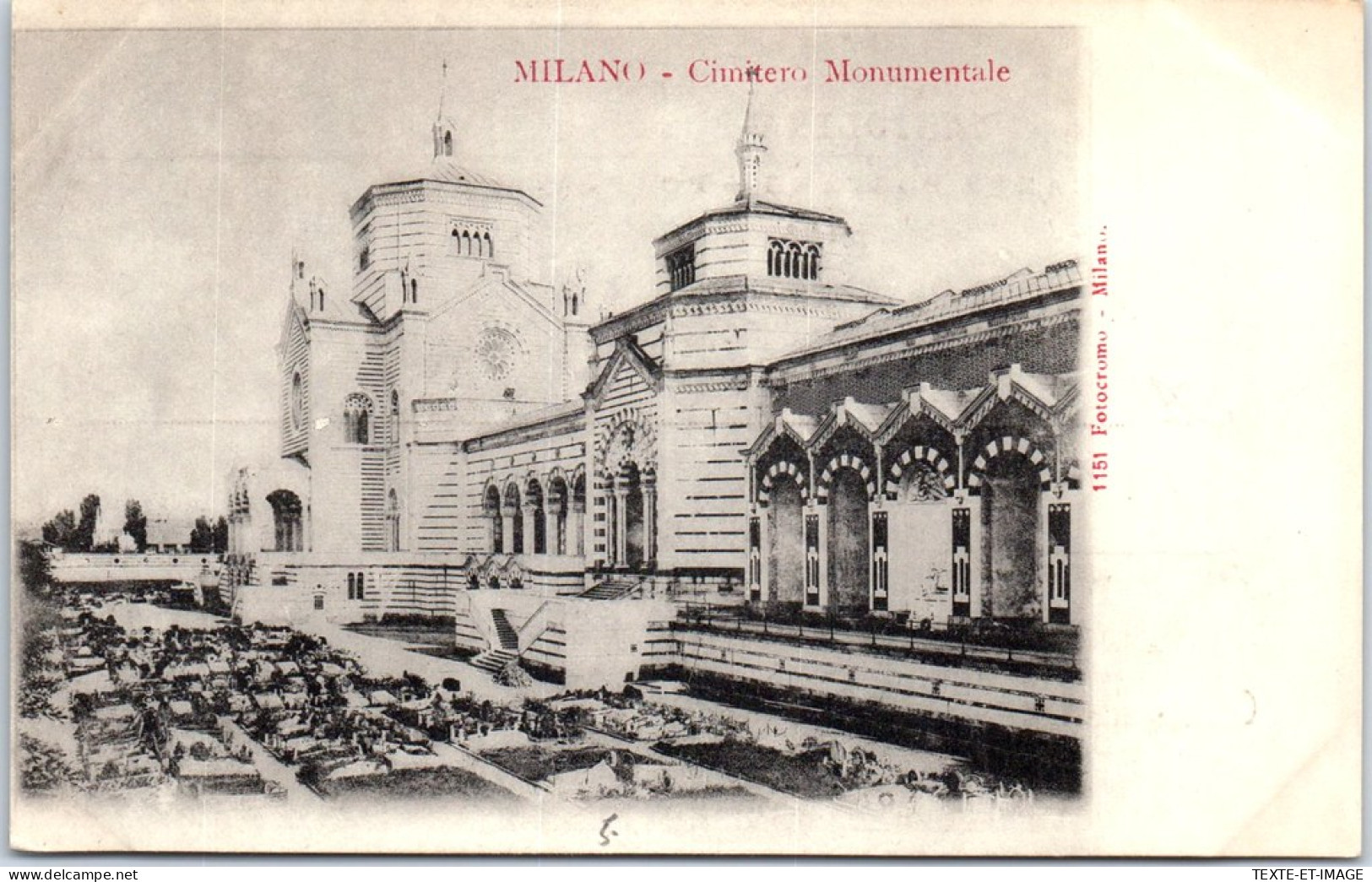 ITALIE - LOMBARDIE - MILANO - Cimitero Monumentale  - Sonstige & Ohne Zuordnung