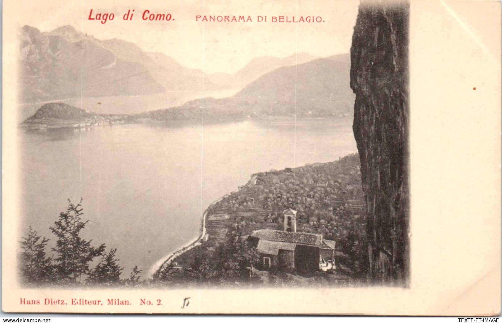 ITALIE - LOMBARDIE - Lago Di Como, Panorama Di Bellagio  - Autres & Non Classés