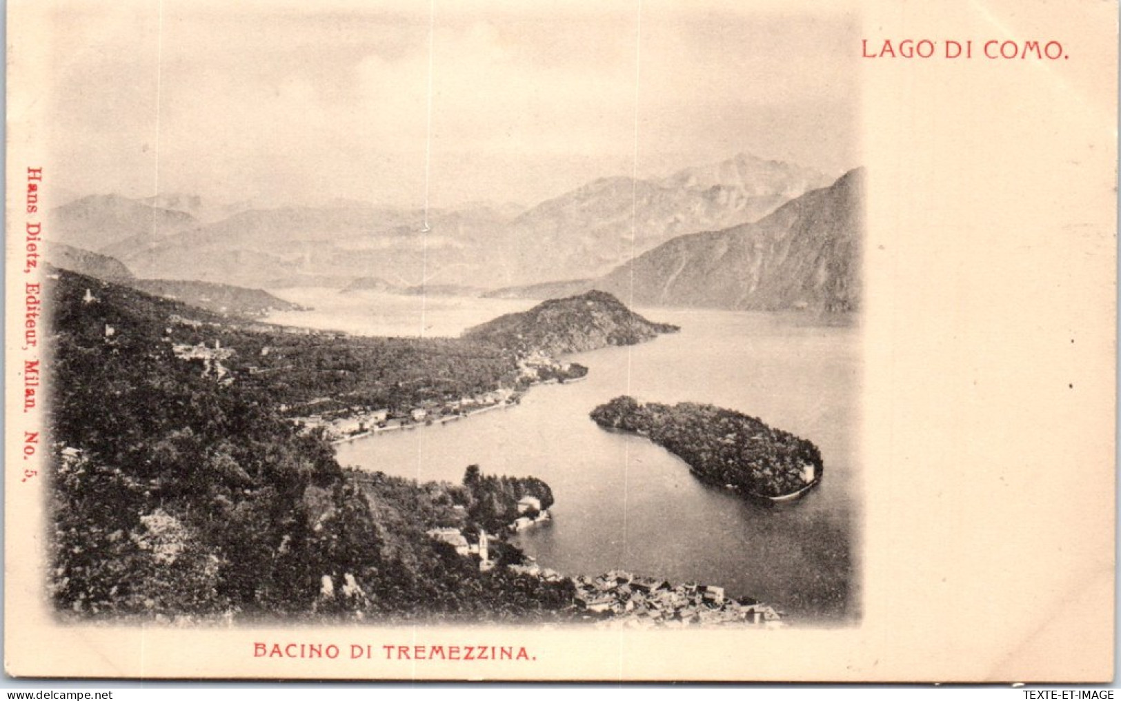 ITALIE - LOMBARDIE - Lago Di Como, Bacino Di Tremezzina  - Autres & Non Classés