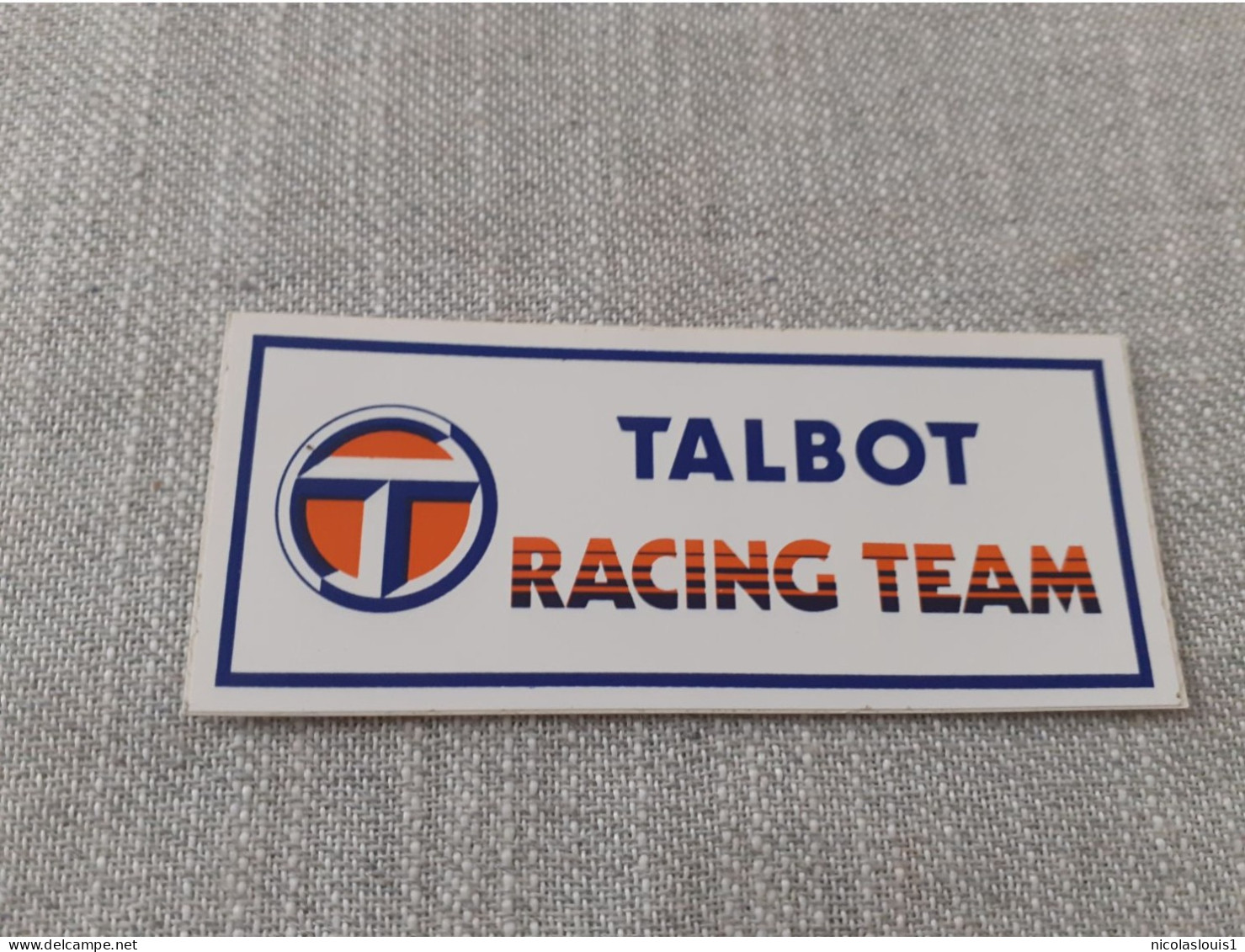 Autocollant Talbot Racing Team - Autocollants