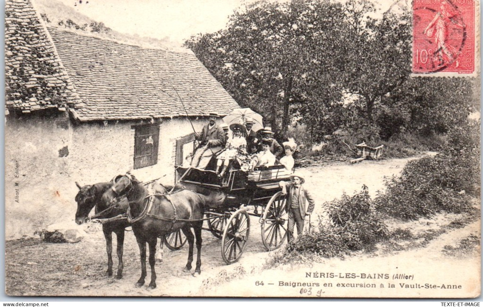 03 NERIS LES BAINS - Baigneurs En Excursion. - Neris Les Bains