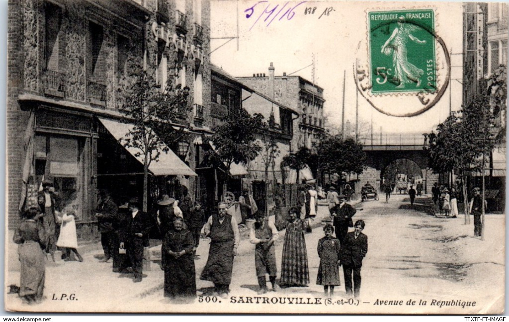 78 SARTROUVILLE - L'avenue De La Republique  - Sartrouville