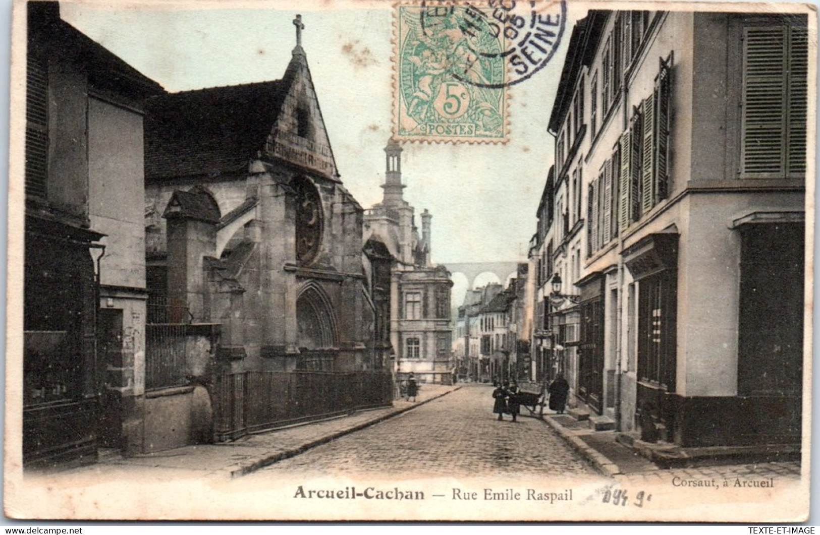 94 ARCUEIL CACHAN - La Rue Emile Raspail. - Arcueil