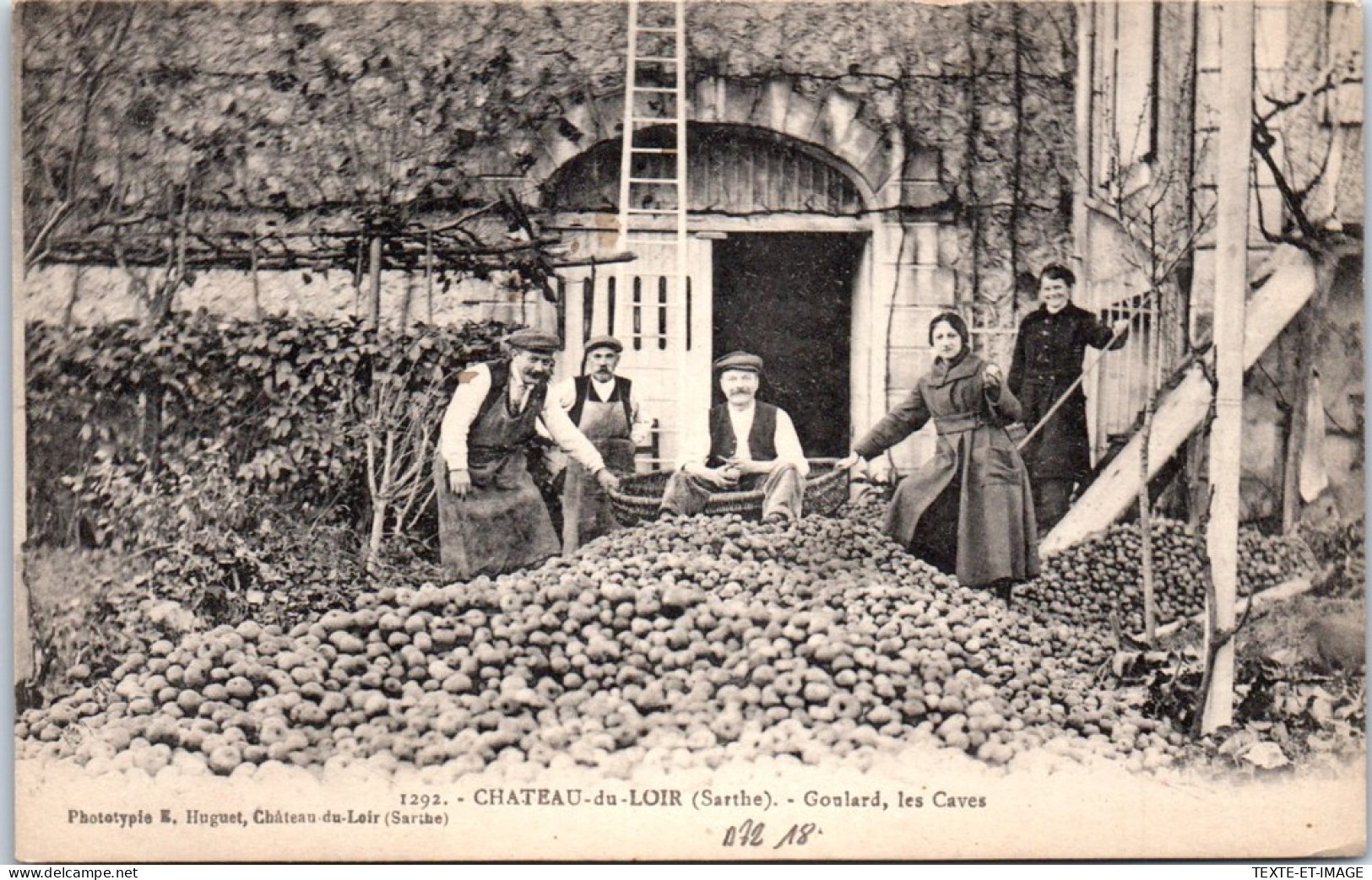 72 CHATEAUDU LOIR - Goulard, Les Caves. - Chateau Du Loir