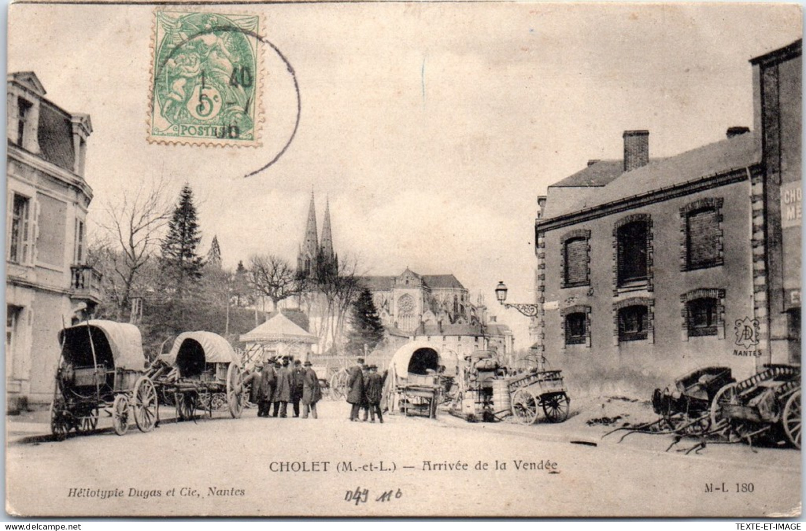 49 CHOLET - L'arrive De La Vendee  - Cholet