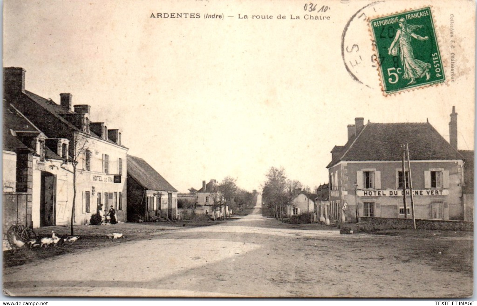 36 ARDENTES - La Route De La Chatre. - Other & Unclassified