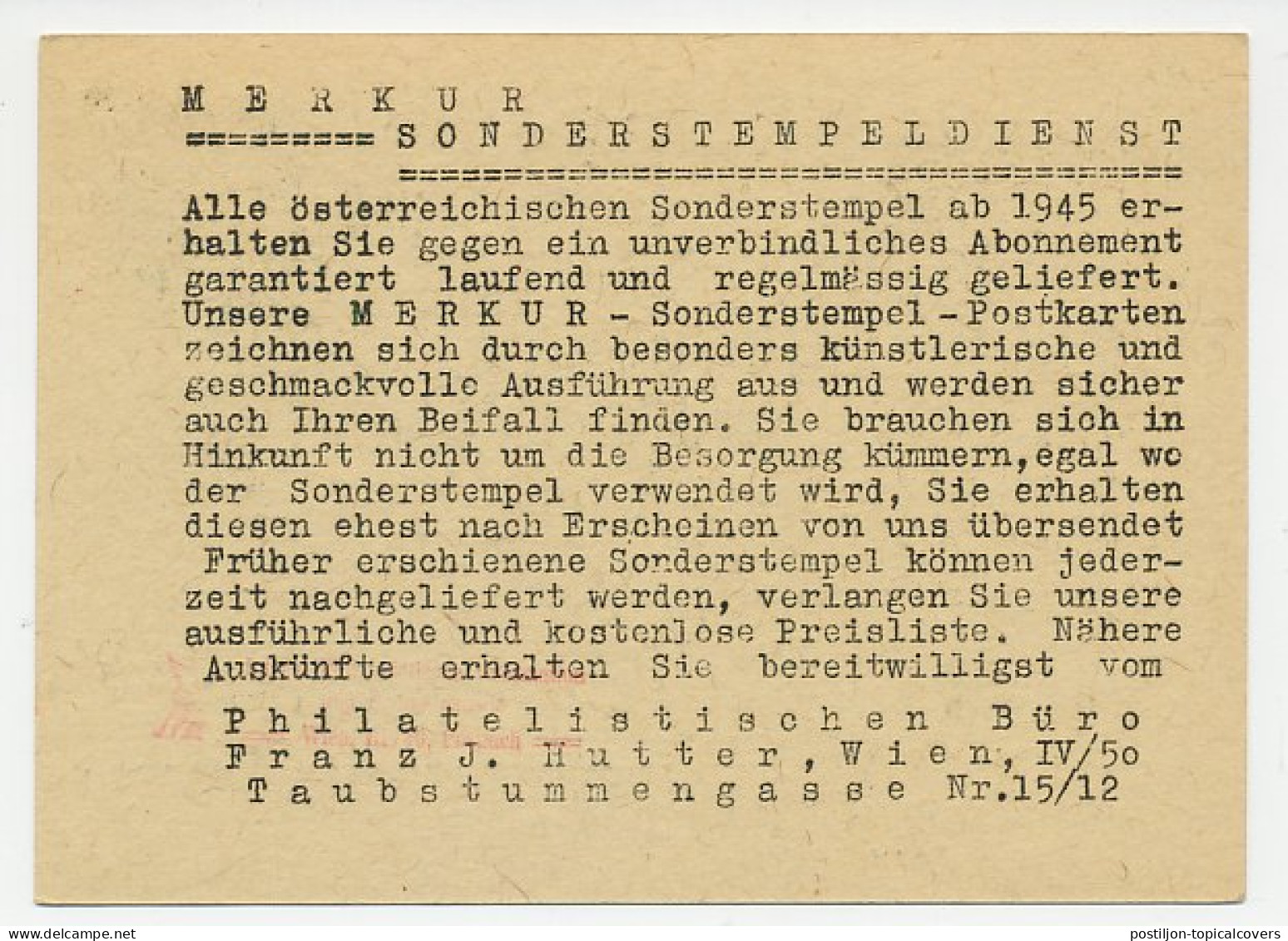 Card / Postmark Austria 1946 Sports Festival - Worthersee - Andere & Zonder Classificatie