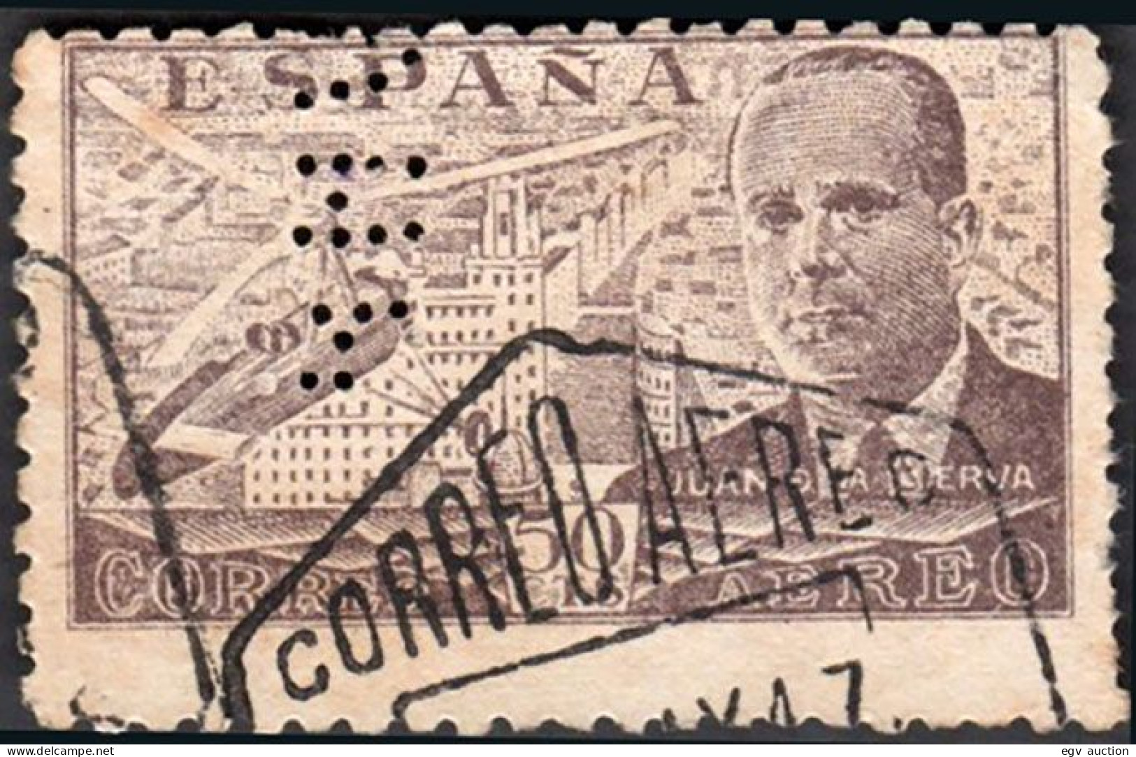 Madrid - Perforado - Edi O 883 - "BHA" (Banco) - Usati