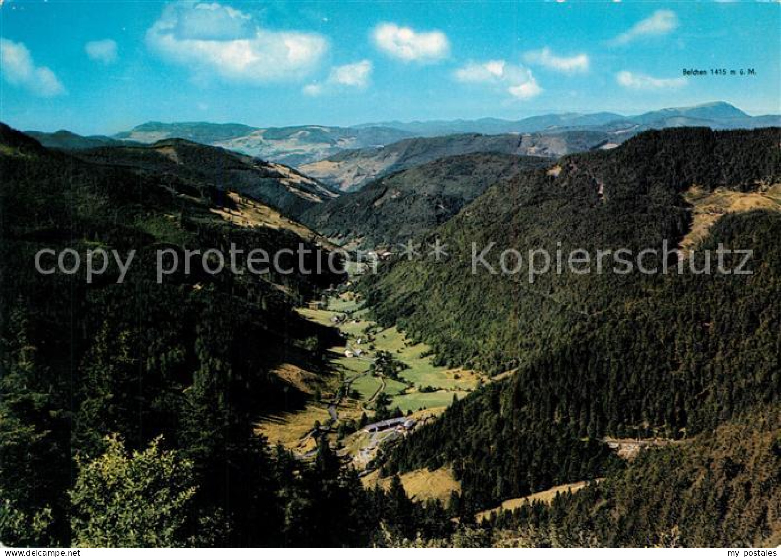 73265814 Feldberg Schwarzwald Panorama Blick Ins Wiesental Feldberg Schwarzwald - Feldberg