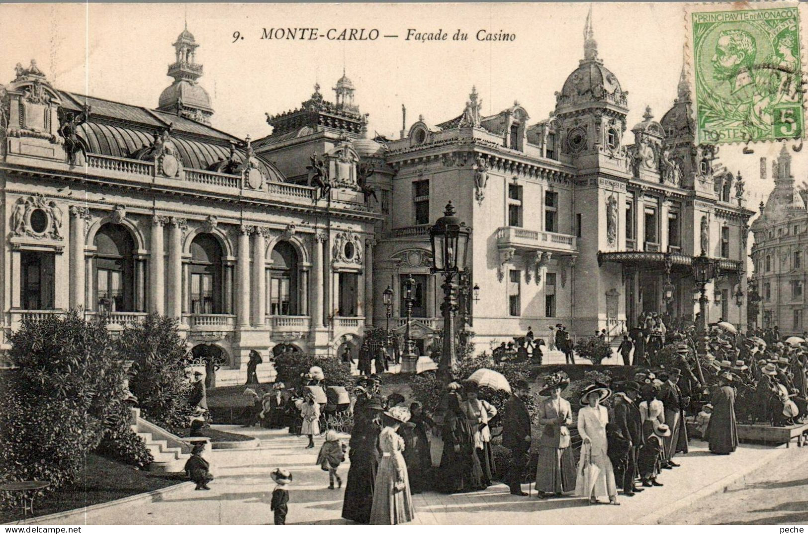 N°2185 W -cpa Monte Carlo -façade Du Casino- - Casinos