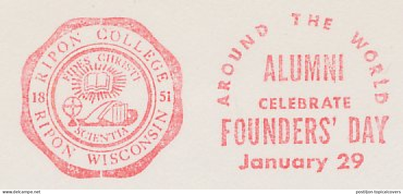 Meter Cut USA 1960 Founders Day - Rippon College - Ohne Zuordnung