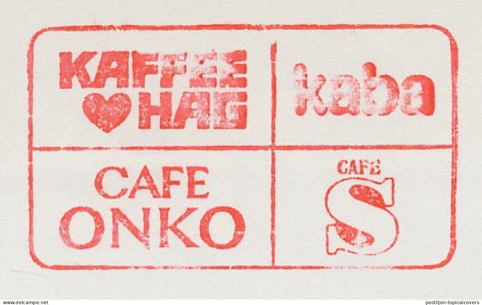 Meter Cut Switzerland 1980 Coffee - Hag - Onko - Other & Unclassified