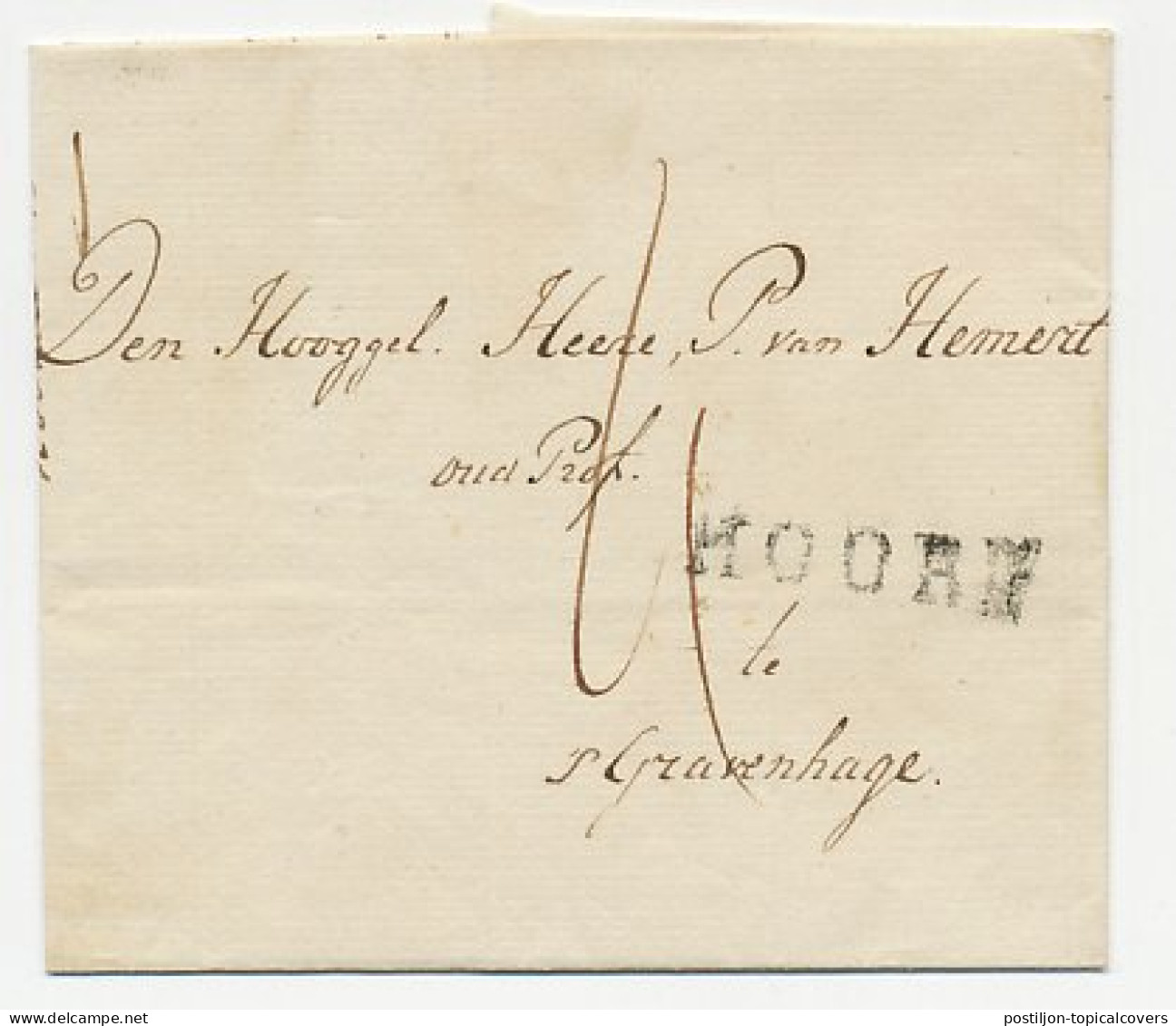 Hoorn - Den Haag 1819 - ...-1852 Préphilatélie