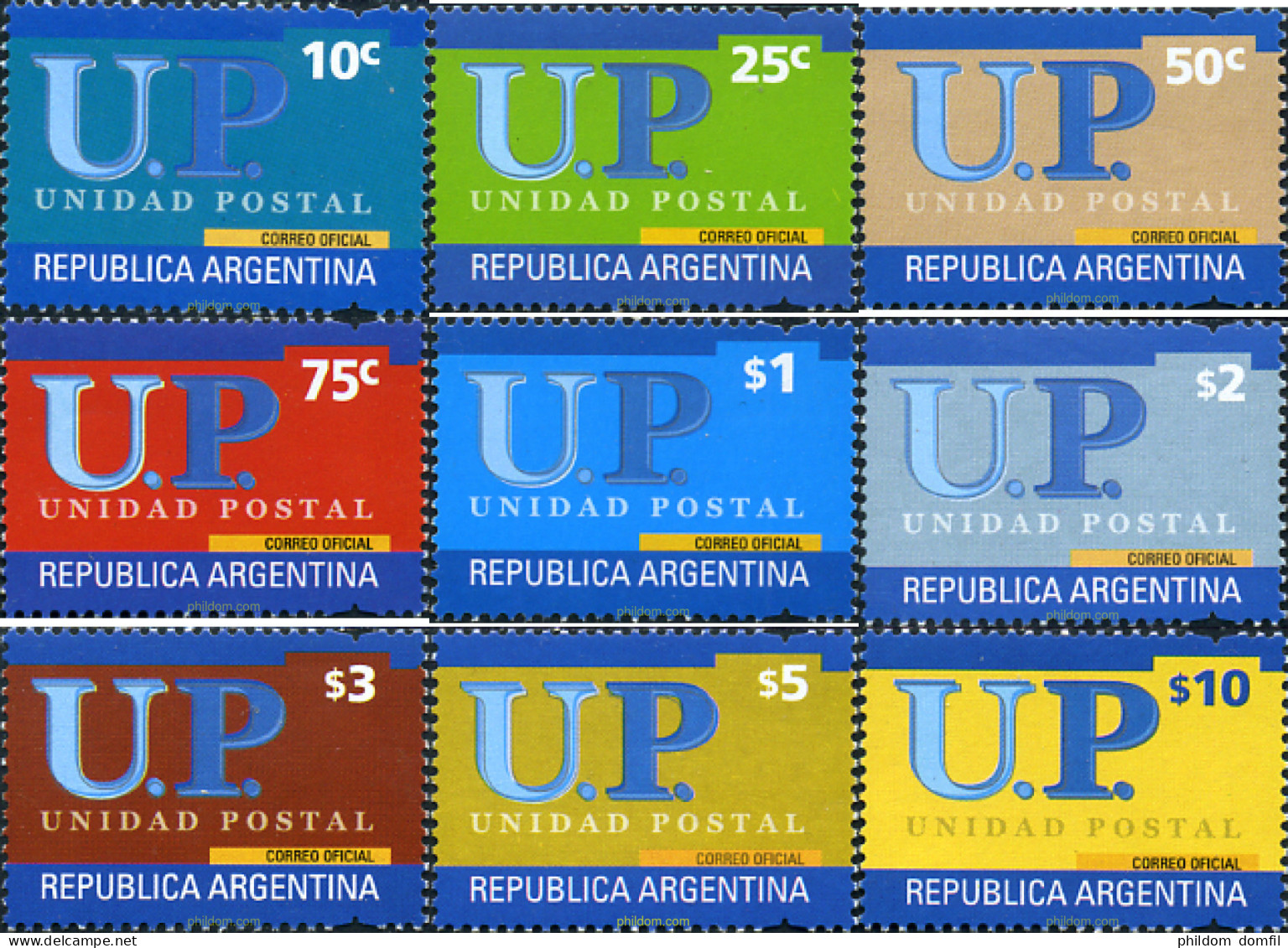 208208 MNH ARGENTINA 2002 UNIDAD POSTAL - Ongebruikt